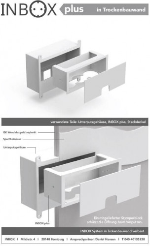 3er INBOX PLUS + senkrechter Deckel